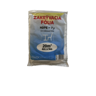 FÓLIA standard - HDPE 7 mic. ( 20m2 ) 4 m x 5 m